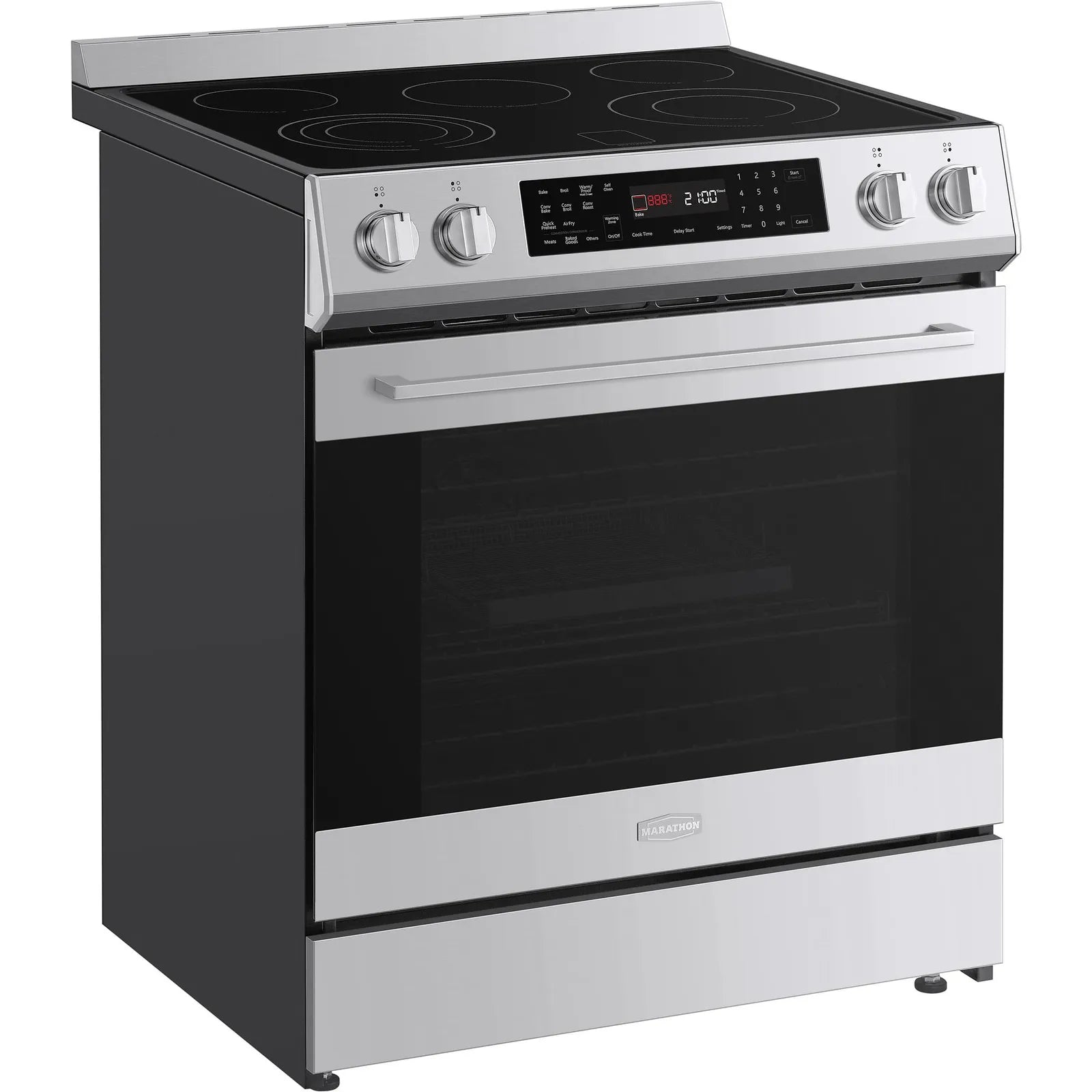 Cuisinière électrique Marathon de 30 po en acier inoxydable avec surface lisse - MSCER3080SS