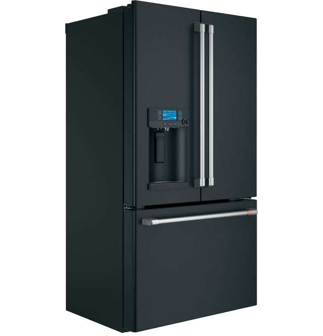 Réfrigérateur intelligent à portes françaises de 22,1 pi3 à profondeur de comptoir Café™ ENERGY STAR® avec distributeur d'eau chaude - CYE22TP3MD1