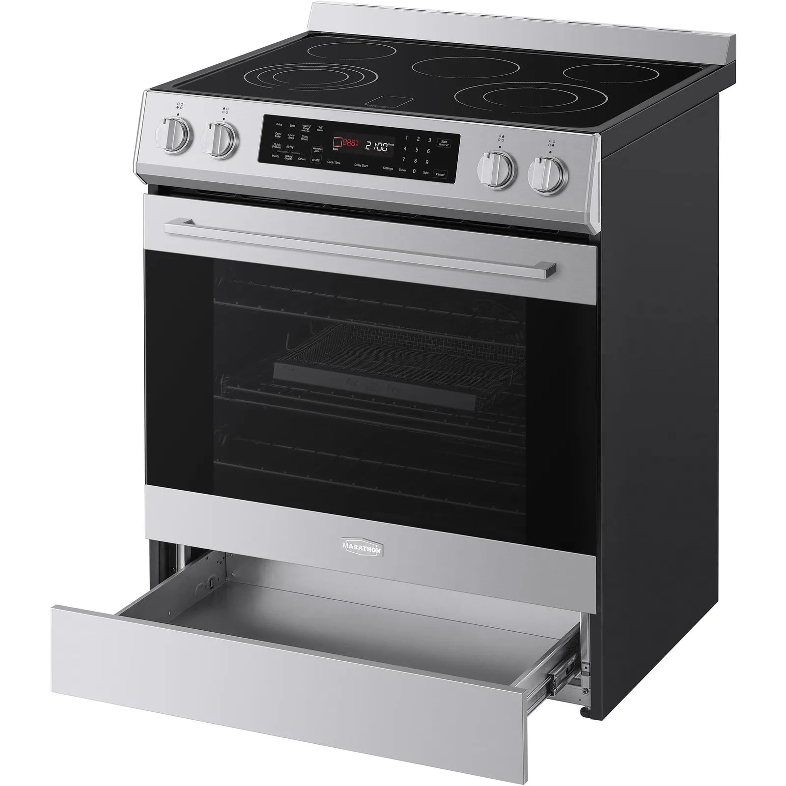 Cuisinière électrique Marathon de 30 po en acier inoxydable avec surface lisse - MSCER3080SS