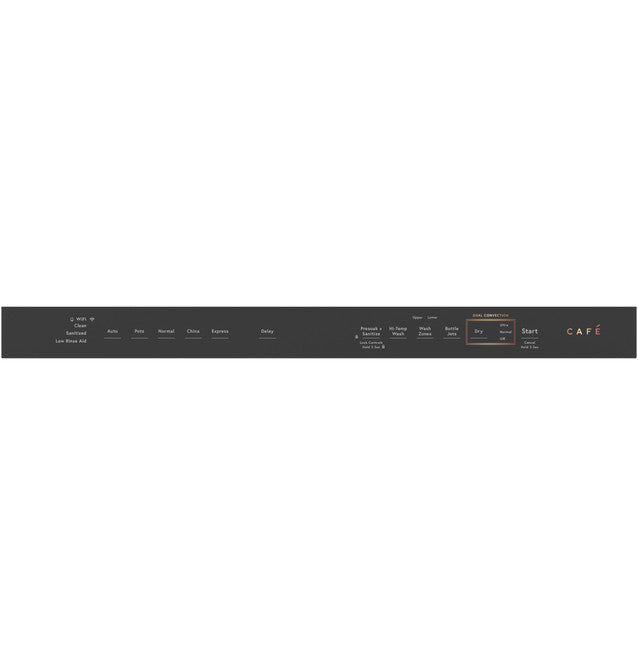 Lave-vaisselle intelligent Café™ ENERGY STAR® avec intérieur en acier inoxydable et système de désinfection et de lavage ultra-nettoyant et séchage ultra-rapide à double convection - CDT875P4NW2