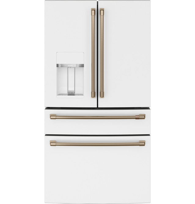 Réfrigérateur intelligent à 4 portes et à portes françaises Café™ ENERGY STAR® de 27,8 pi³ - CVE28DP4NW2
