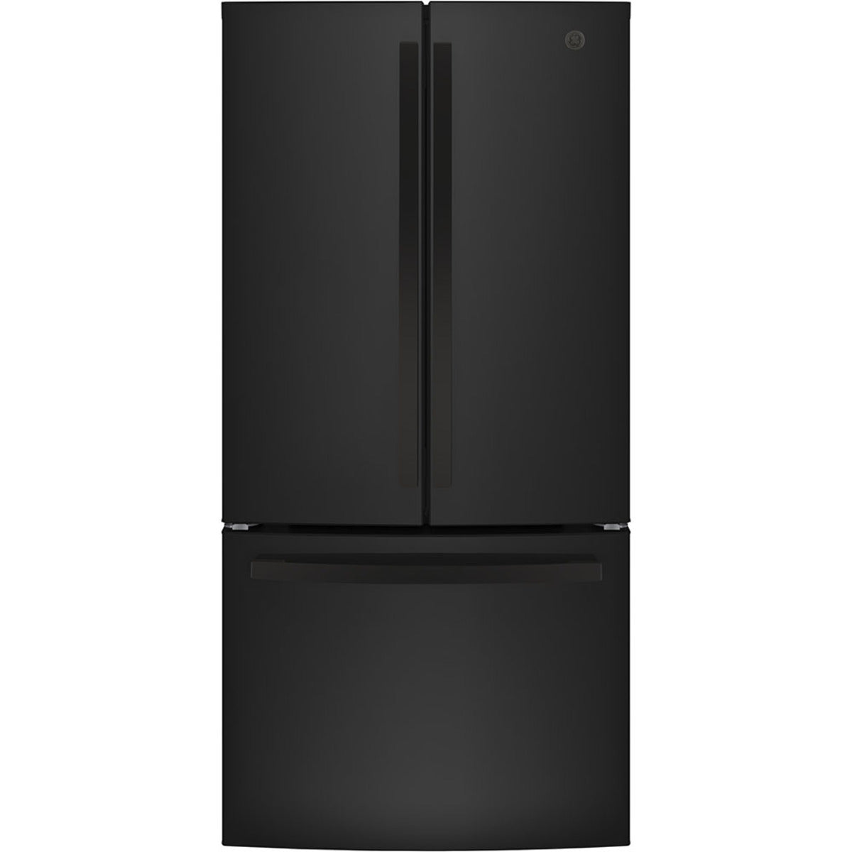 GE 18.6 Cu. Ft. Counter-Depth French-Door Refrigerator Black - GWE19JGLBB