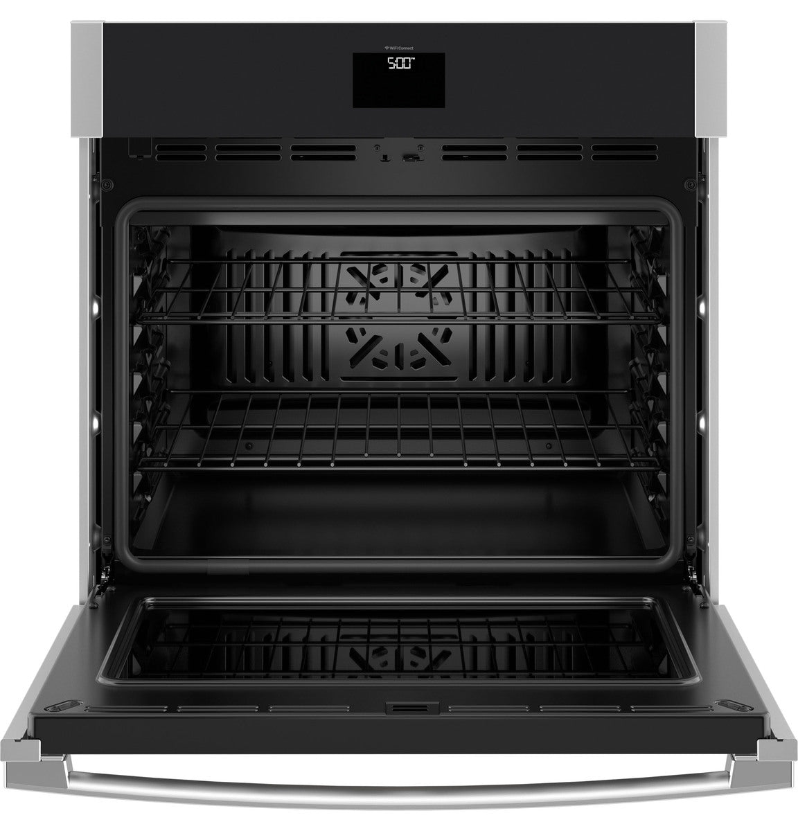 GE 30" Built-In Convection Single Wall Oven Stainless Steel with No Preheat Air Fry - JTS5000SVSS