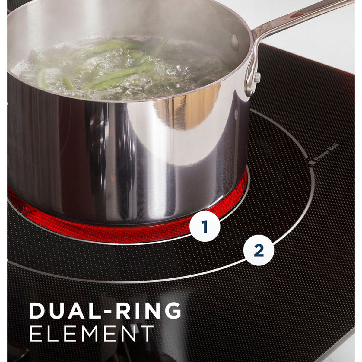 GE 30" Built-in Knob Control Electric Cooktop Stainless Steel - JEP5030STSS