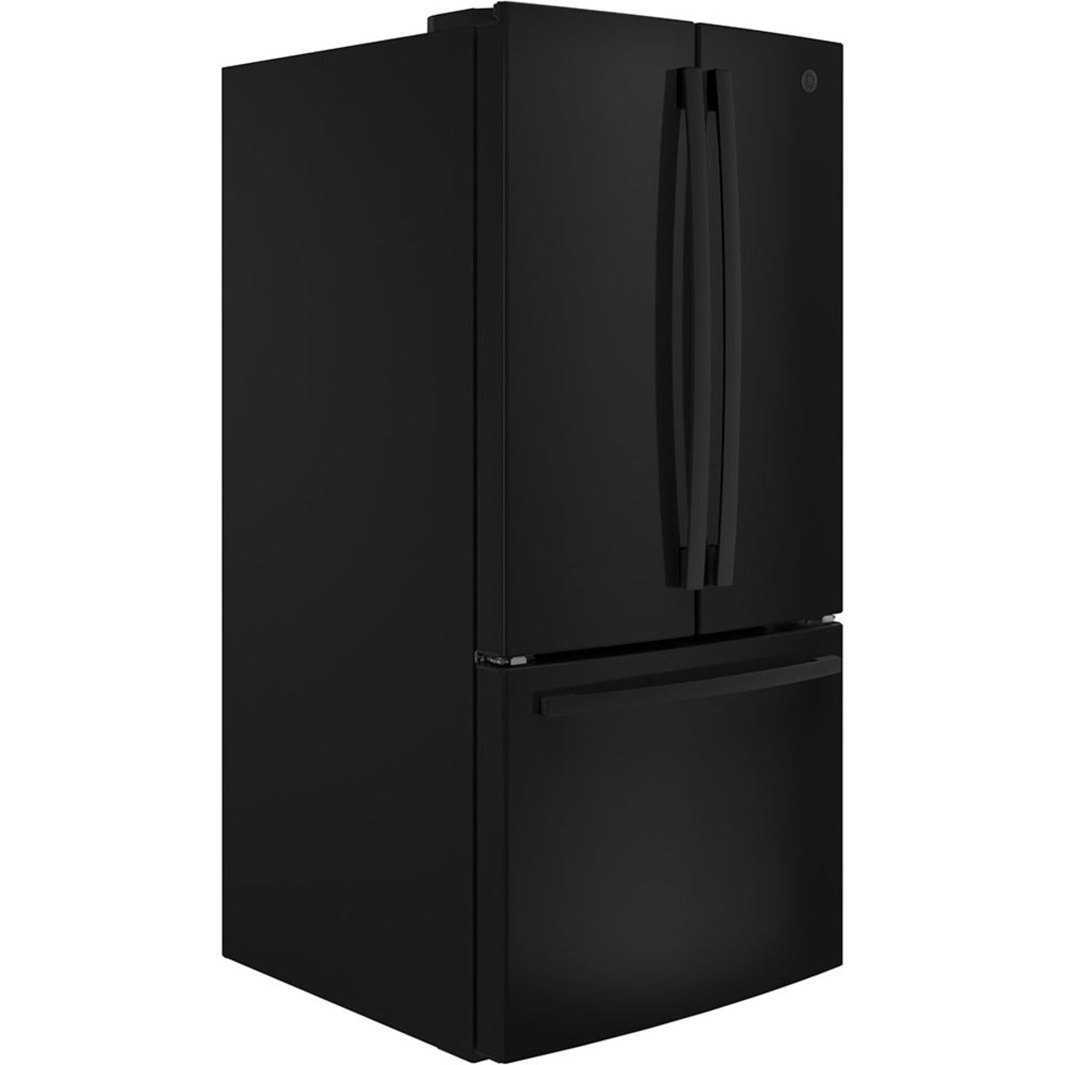 GE 18.6 Cu. Ft. Counter-Depth French-Door Refrigerator Black - GWE19JGLBB