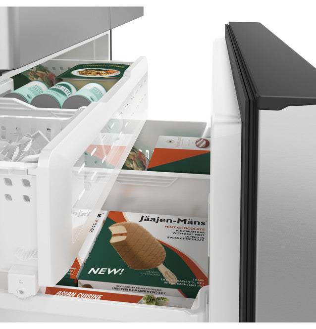 Réfrigérateur intelligent à portes françaises Café™ ENERGY STAR® de 23,1 pi³ à profondeur de comptoir - CWE23SP2MS1