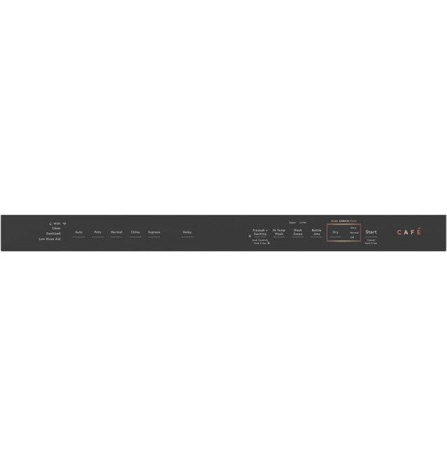 Lave-vaisselle intelligent Café™ ENERGY STAR® avec intérieur en acier inoxydable et lavage ultra-nettoyant, et séchage ultra-rapide à double convection - CDT875P2NS1