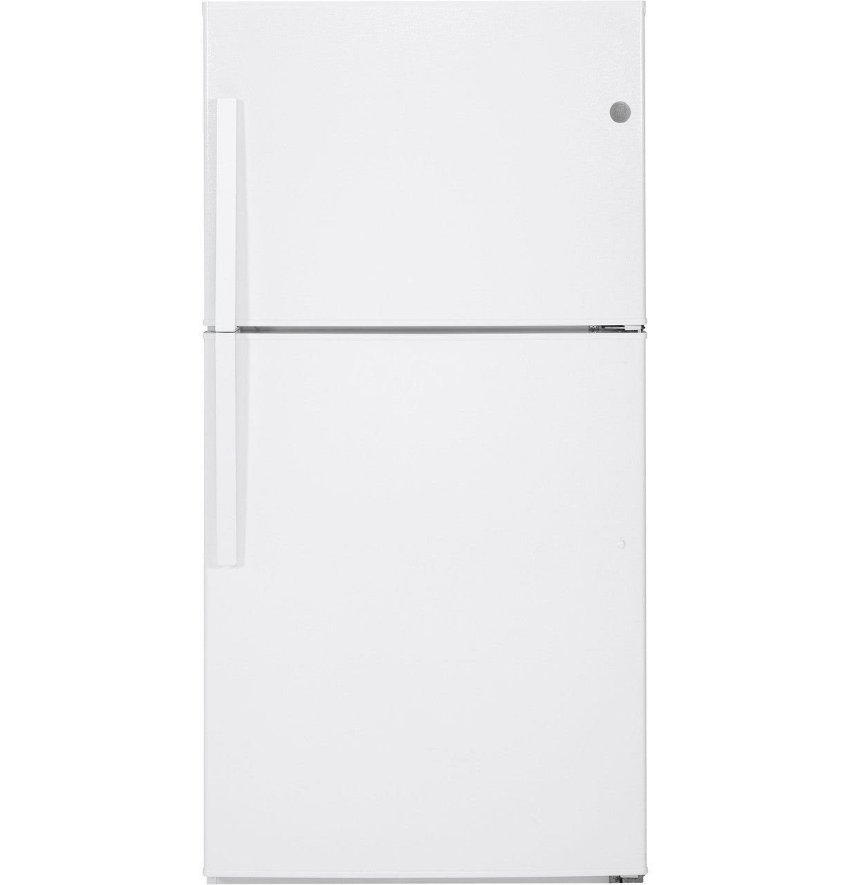 GE® ENERGY STAR® 21.1 Cu. Ft. Top-Freezer Refrigerator - GTE21GTHWW