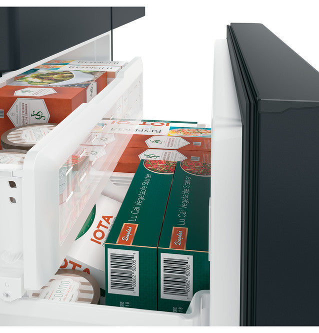 Réfrigérateur intelligent à portes françaises de 22,1 pi3 à profondeur de comptoir Café™ ENERGY STAR® avec distributeur d'eau chaude - CYE22TP3MD1