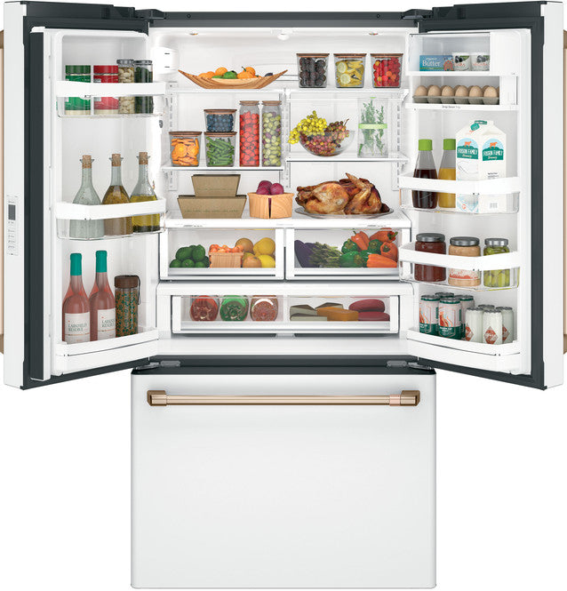 Café™ ENERGY STAR® 23.1 Cu. Ft. Smart Counter-Depth French-Door Refrigerator - CWE23SP4MW2