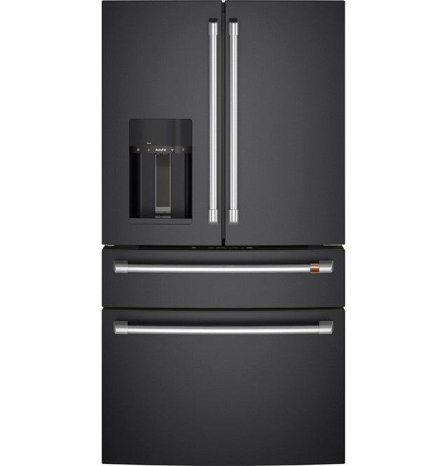 Réfrigérateur intelligent à 4 portes et à portes françaises Café™ ENERGY STAR® de 22,3 pi³ à profondeur de comptoir - CXE22DP3PD1