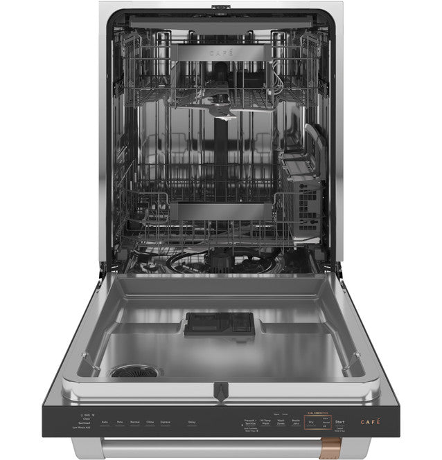 Lave-vaisselle intelligent Café™ ENERGY STAR® avec intérieur en acier inoxydable et lavage ultra-nettoyant, et séchage ultra-rapide à double convection - CDT875P2NS1