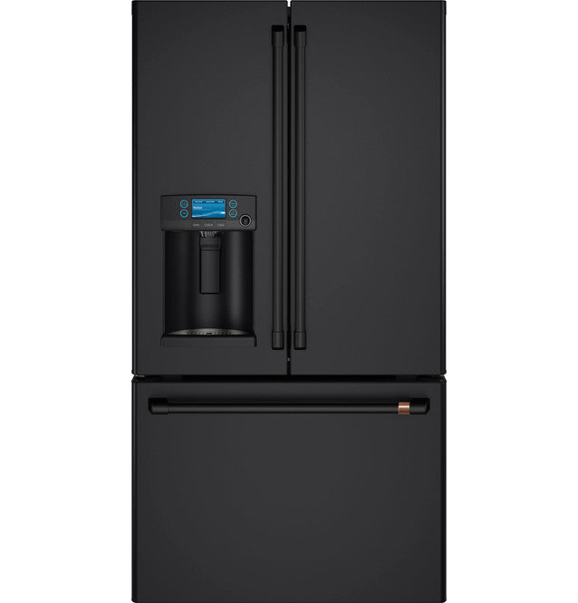 Réfrigérateur intelligent à portes françaises de 22,1 pi3 à profondeur de comptoir Café™ ENERGY STAR® avec distributeur d'eau chaude - CYE22TP3MD1