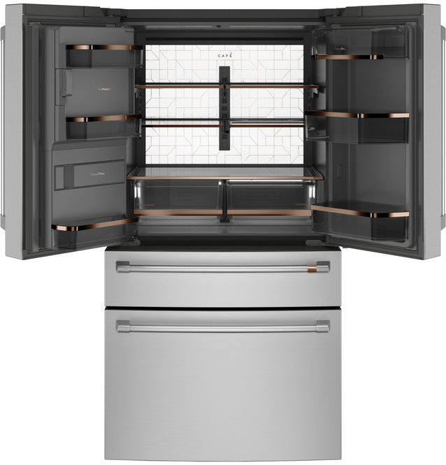 Réfrigérateur intelligent à 4 portes et à portes françaises Café™ ENERGY STAR® de 27,8 pi³ - CVE28DP2NS1