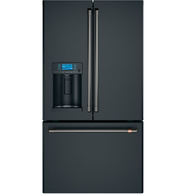 Réfrigérateur intelligent à portes françaises de 22,1 pi3 à profondeur de comptoir Café™ ENERGY STAR® avec distributeur d'eau chaude - CYE22TP3MD1