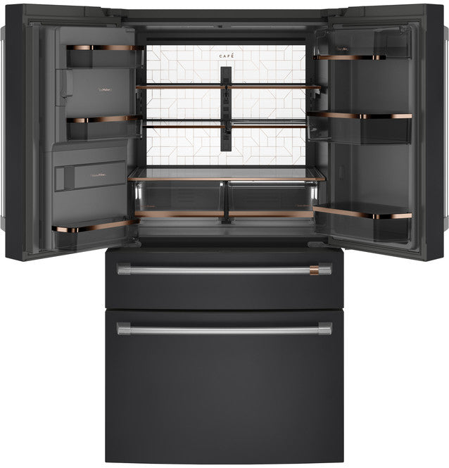 Réfrigérateur intelligent à 4 portes et à portes françaises Café™ ENERGY STAR® de 22,3 pi³ à profondeur de comptoir - CXE22DP3PD1