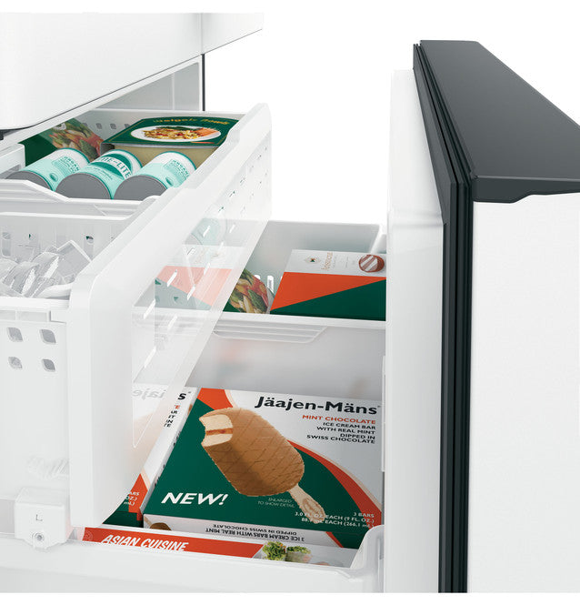 Réfrigérateur intelligent à portes françaises Café™ ENERGY STAR® de 23,1 pi³ à profondeur de comptoir - CWE23SP4MW2