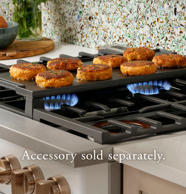 Cuisinière commerciale intelligente au gaz de 36 po Café™ avec 6 brûleurs (gaz naturel) - CGY366P2TS1