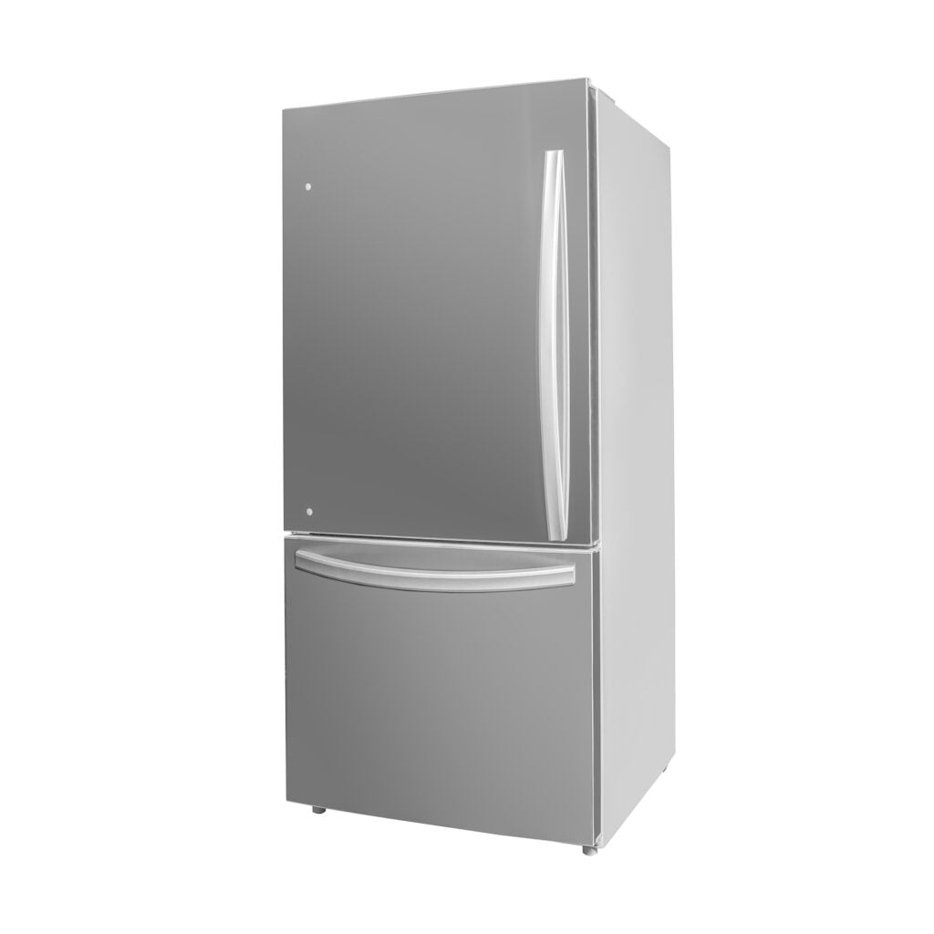 Danby Designer 18.7 cu. ft. Apartment Fridge Bottom Mount in Stainless Steel or White - DBM187E1SSDB // DBM187E1WDB