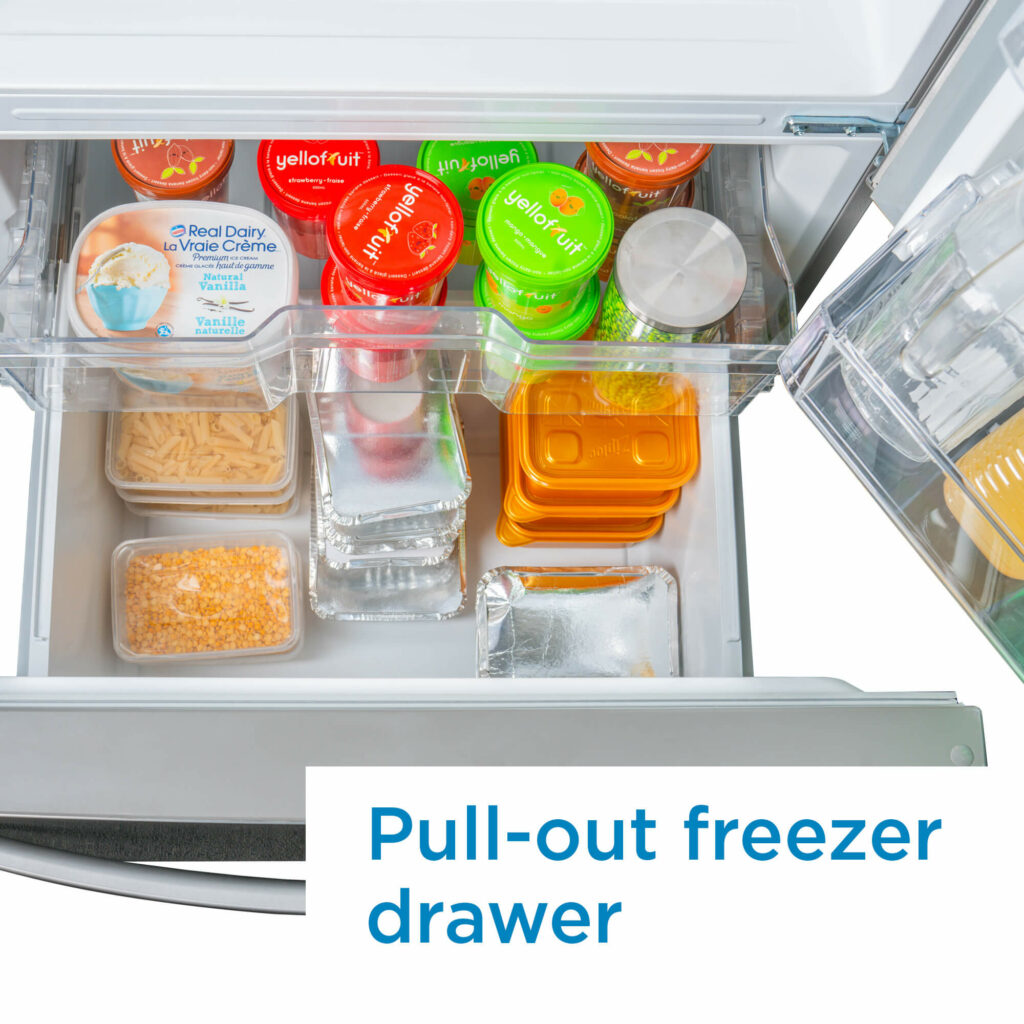 Danby Designer 18.7 cu. ft. Apartment Fridge Bottom Mount in Stainless Steel or White - DBM187E1SSDB // DBM187E1WDB