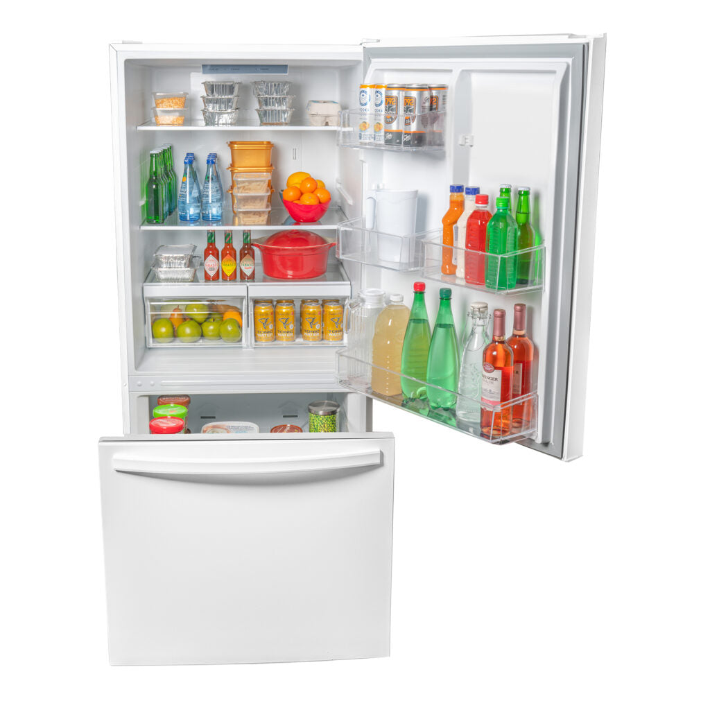 Danby Designer 18.7 cu. ft. Apartment Fridge Bottom Mount in Stainless Steel or White - DBM187E1SSDB // DBM187E1WDB