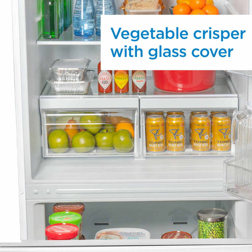 Danby Designer 18.7 cu. ft. Apartment Fridge Bottom Mount in Stainless Steel or White - DBM187E1SSDB // DBM187E1WDB