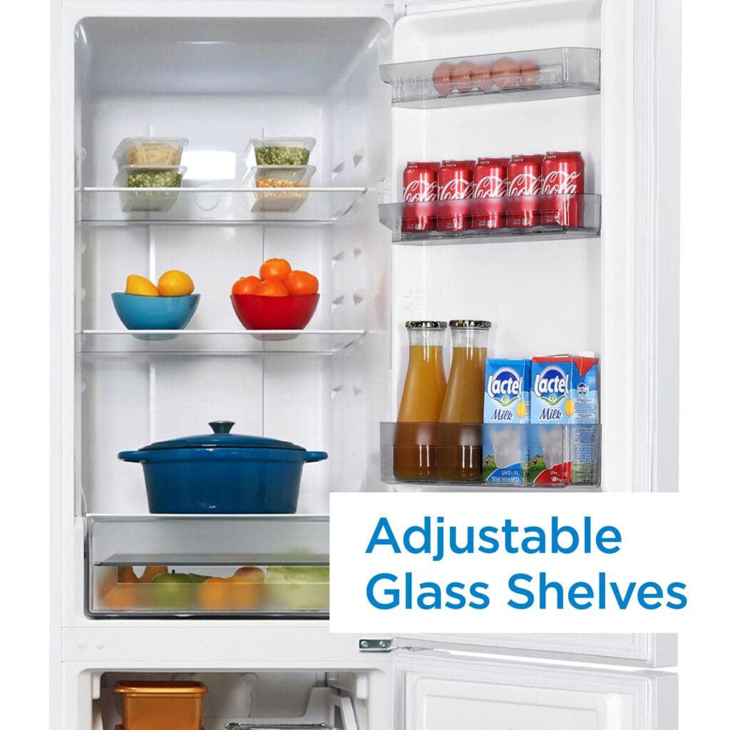 Danby 10 cu. ft. Bottom Mount Apartment Size Fridge in White - DBMF100B1WDB