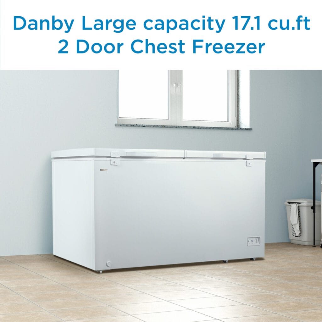Danby 17.1 cu. ft. Chest Freezer 2 Door in White - DCFM171A1WDB