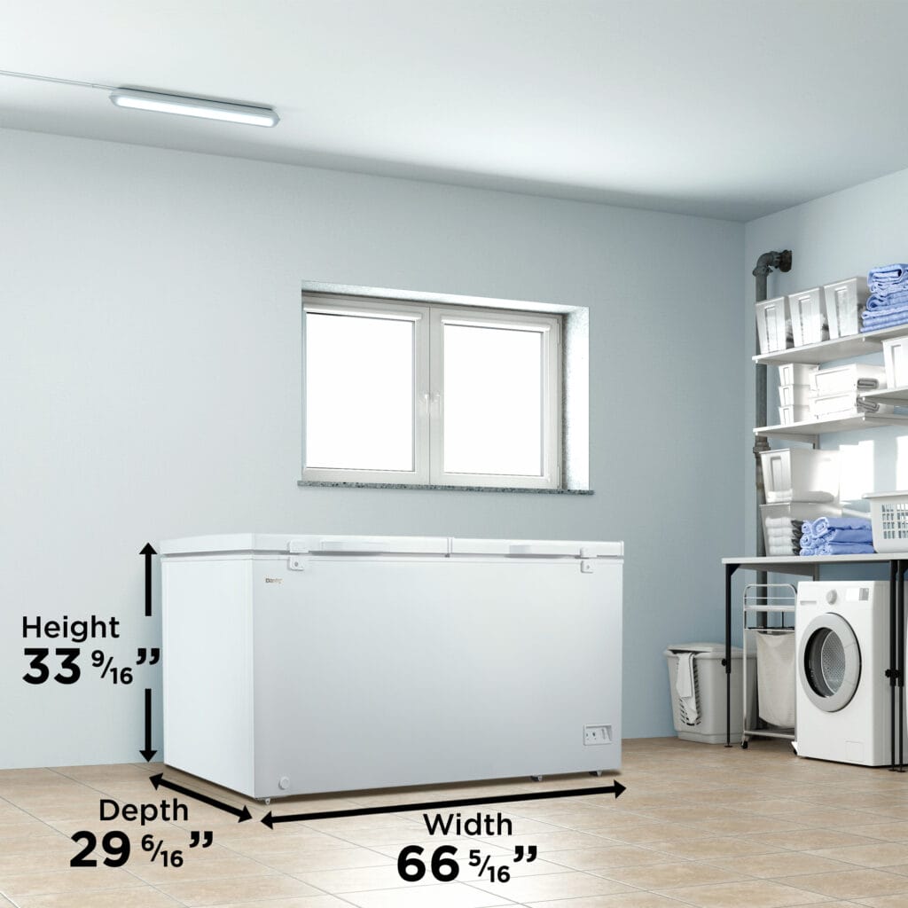 Danby 17.1 cu. ft. Chest Freezer 2 Door in White - DCFM171A1WDB