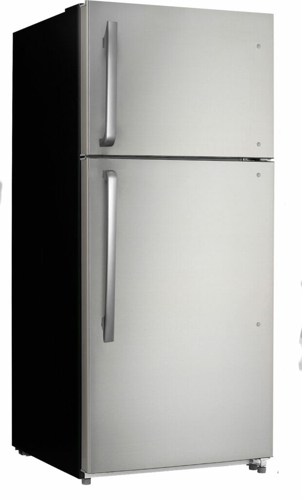 Danby 18.1 cu. ft. Apartment Size Fridge Top Mount in Stainless Steel - DFF180E2SSDB
