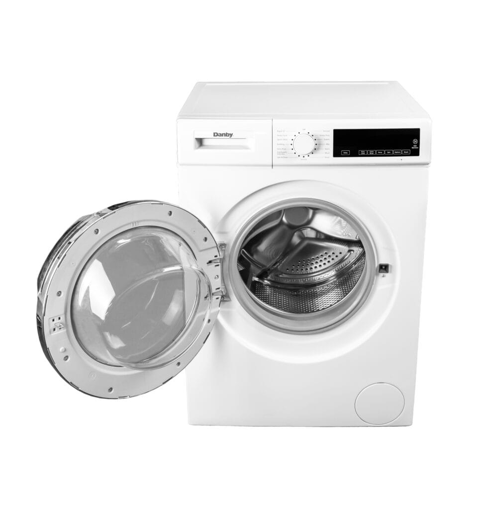 Danby 24-inch, 2.2 cu. ft. Stackable Front Load Washer with Steam in White - DWM022D3WDB