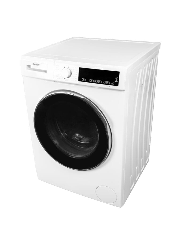 Danby 24-inch, 2.2 cu. ft. Stackable Front Load Washer with Steam in White - DWM022D3WDB