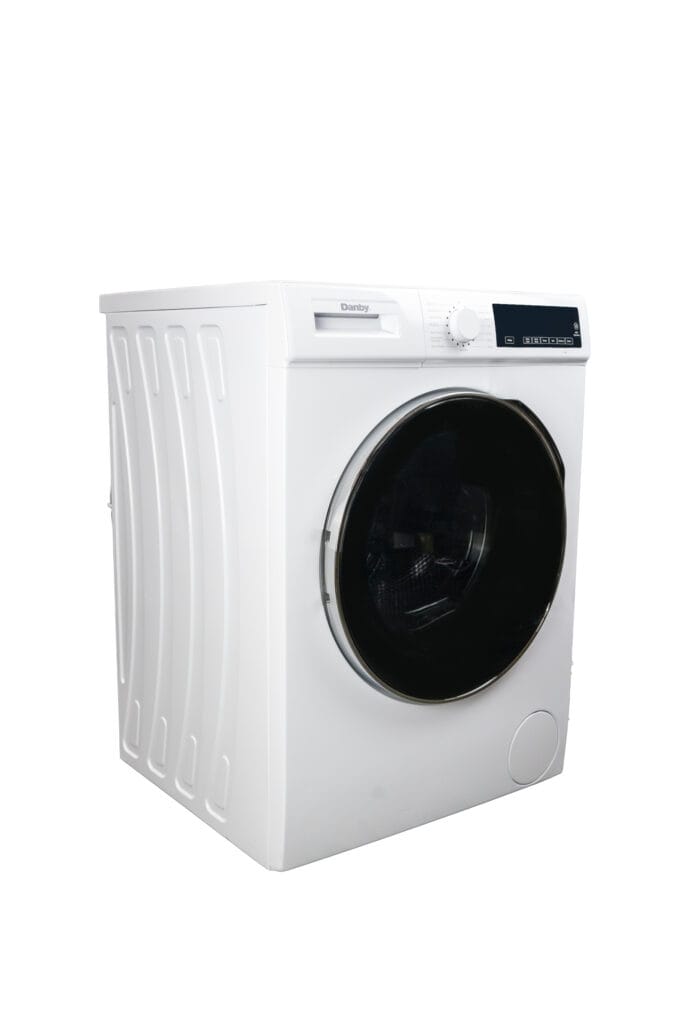 Danby 24-inch, 2.2 cu. ft. Stackable Front Load Washer with Steam in White - DWM022D3WDB