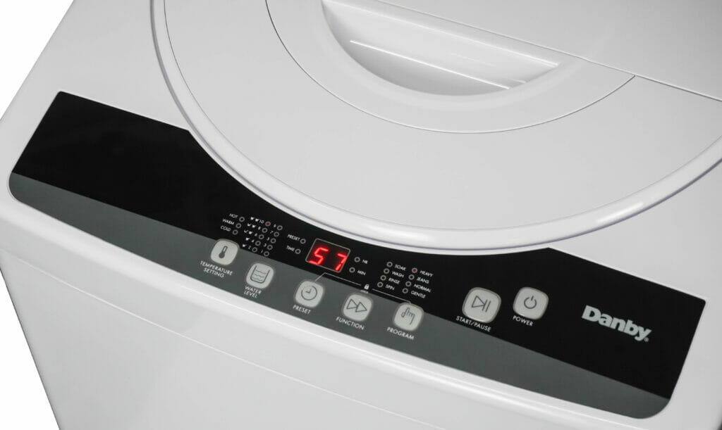 Danby 1.6 cu. ft. Compact Top Load Washing Machine in White - DWM055WDB