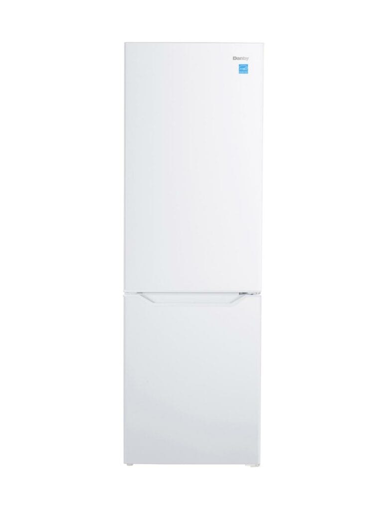 Danby 10 cu. ft. Bottom Mount Apartment Size Fridge in White - DBMF100B1WDB