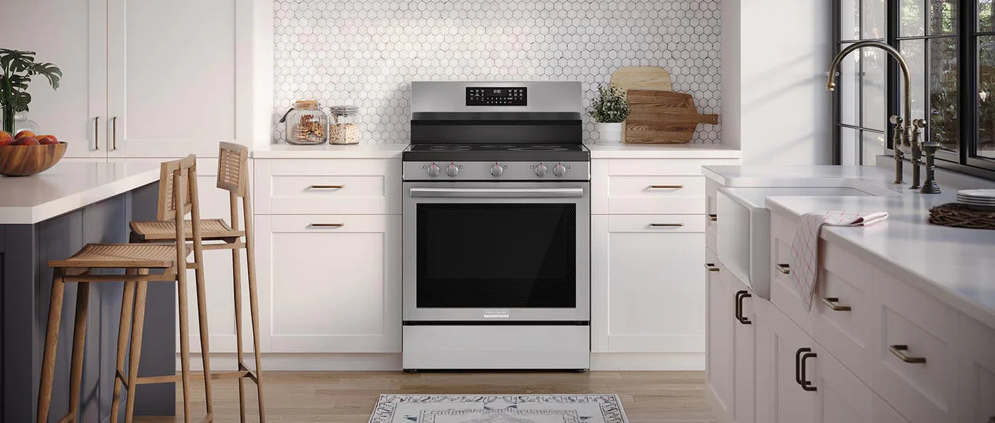 Frigidaire Gallery 30'' Rear Control Electric Range with Total Convection - GCRE306CBF