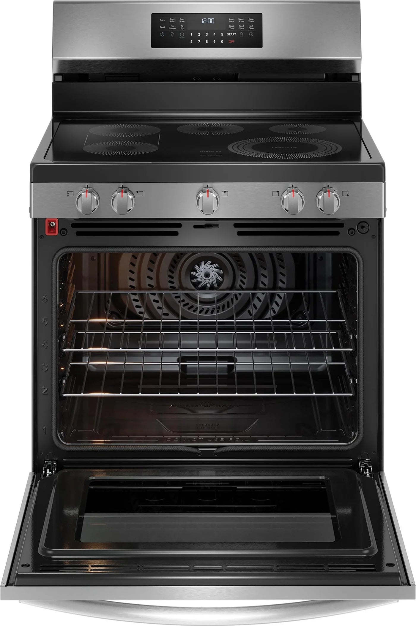 Frigidaire Gallery 30'' Rear Control Electric Range with Total Convection - GCRE306CBF
