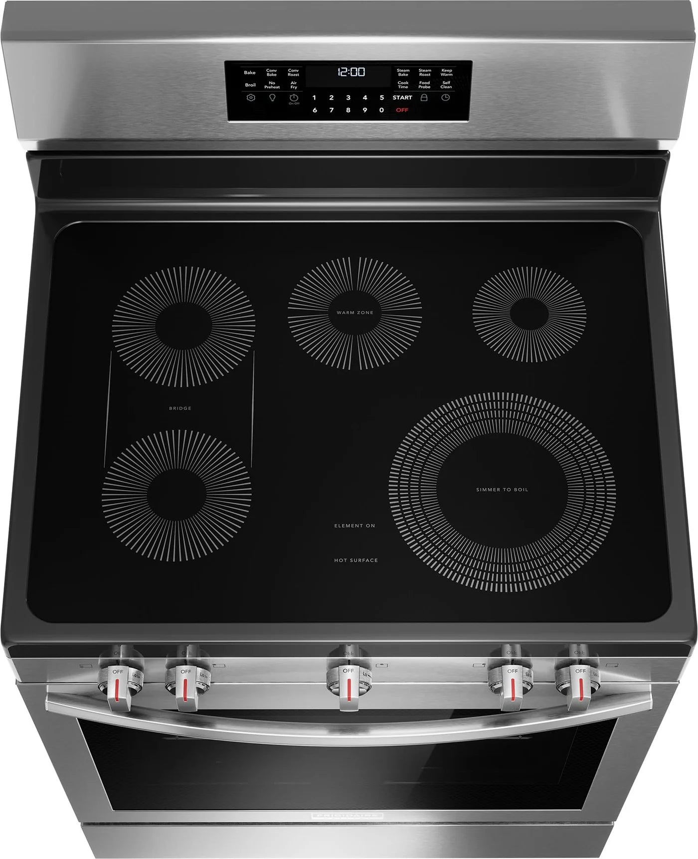 Frigidaire Gallery 30'' Rear Control Electric Range with Total Convection - GCRE306CBF