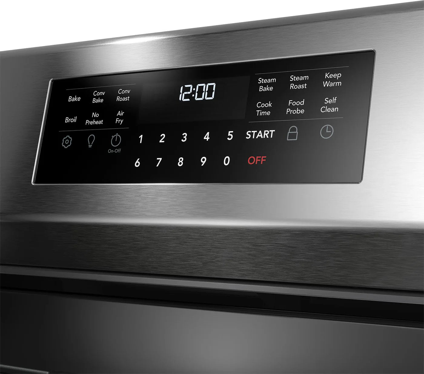 Frigidaire Gallery 30'' Rear Control Gas Range with Total Convection - GCRG3060BF