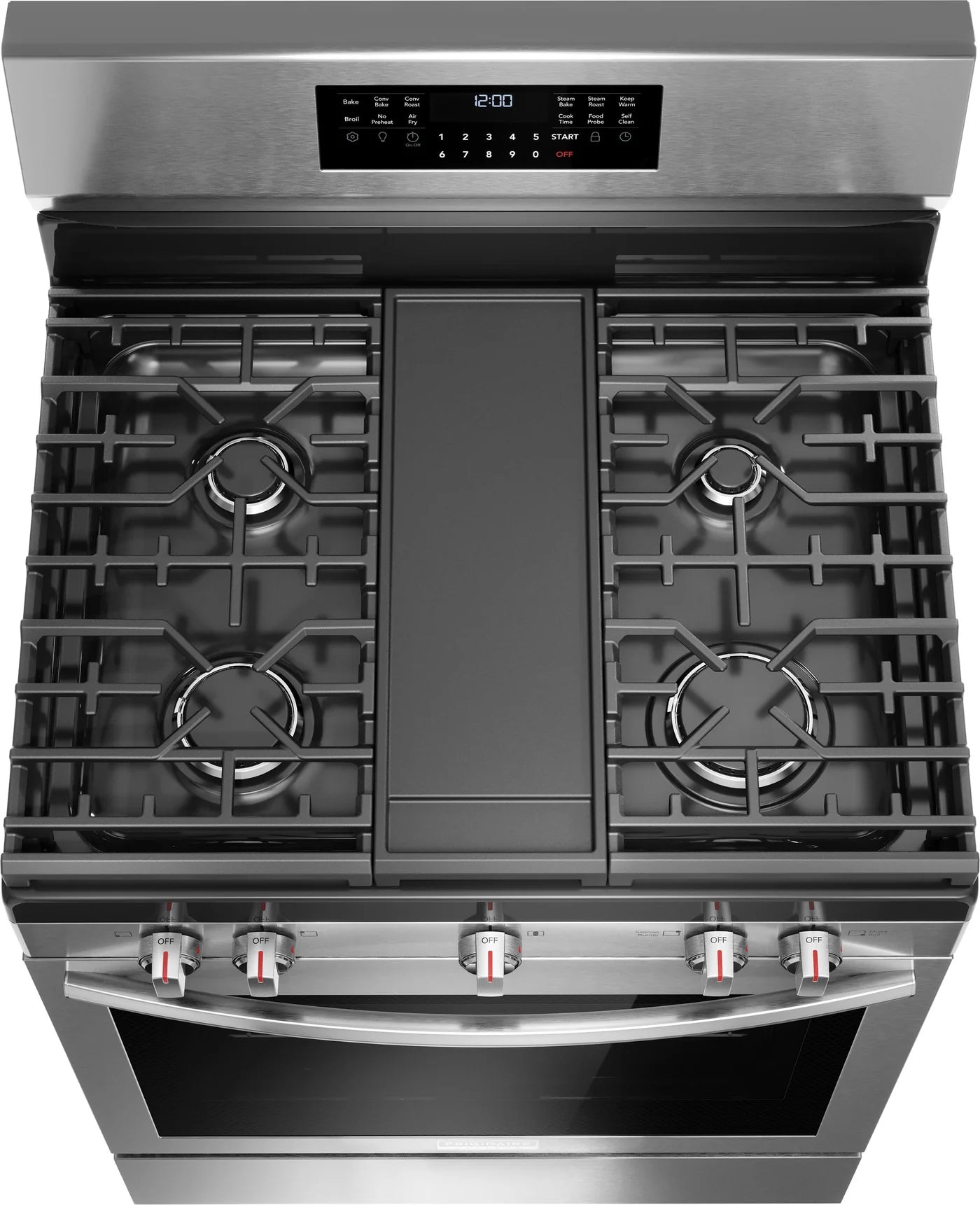 Frigidaire Gallery 30'' Rear Control Gas Range with Total Convection - GCRG3060BF