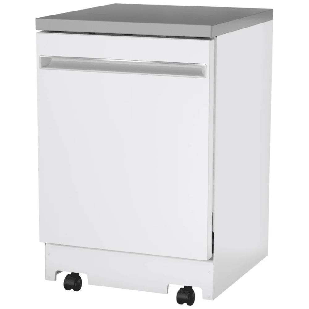 GE 24" Portable Dishwasher White - GPT225SGLWW