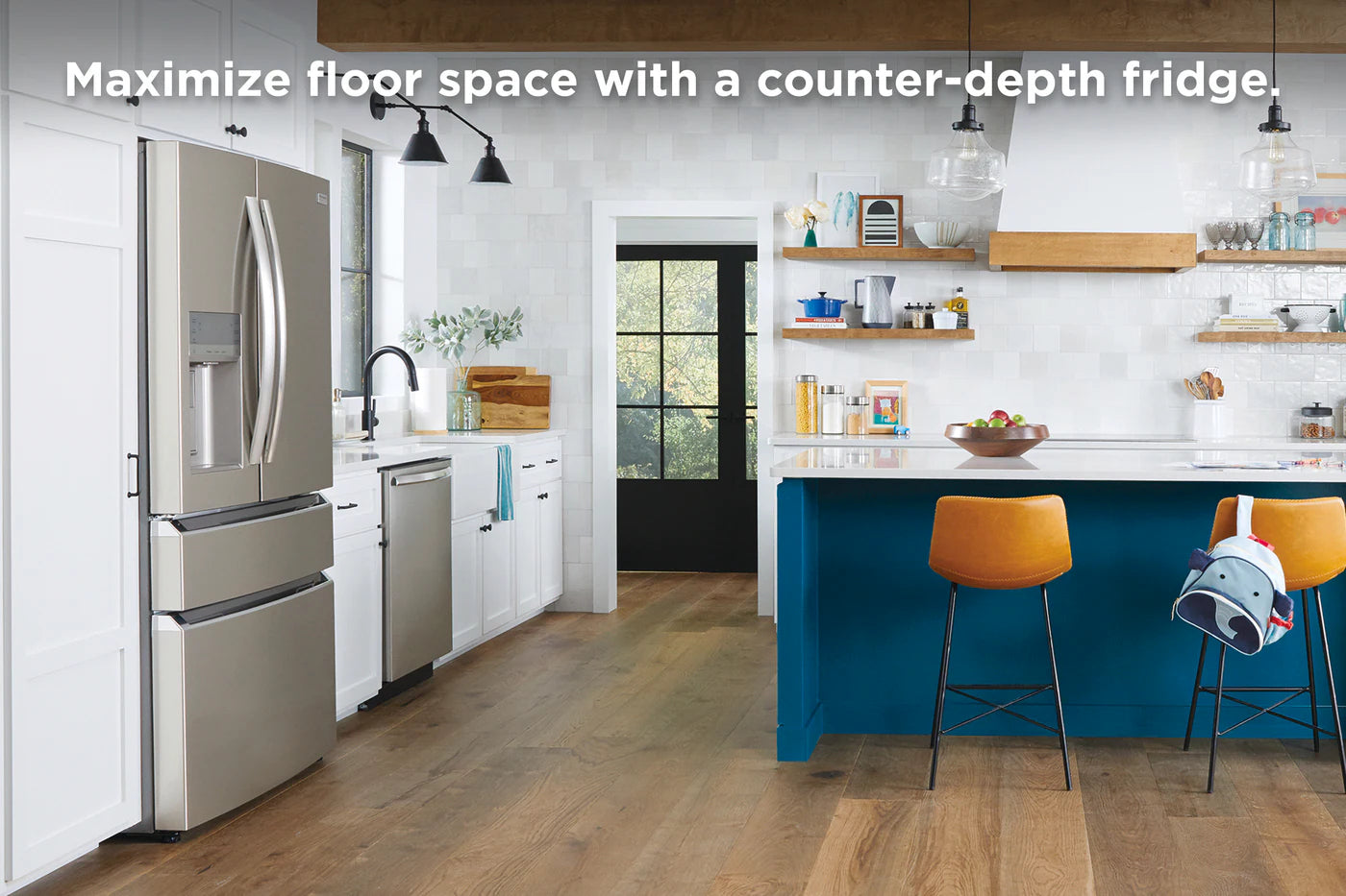 Frigidaire Gallery 21.5 Cu. Ft. Counter-Depth 4-Door French Door Refrigerator - GRMC2273CD