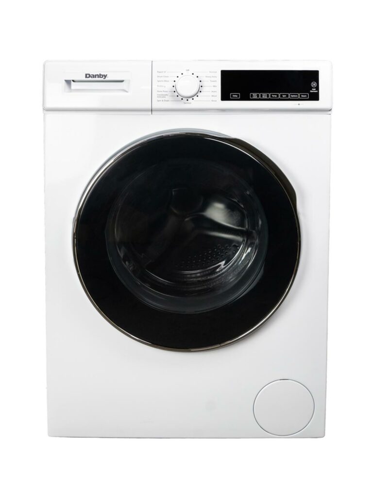 Danby 24-inch, 2.2 cu. ft. Stackable Front Load Washer with Steam in White - DWM022D3WDB