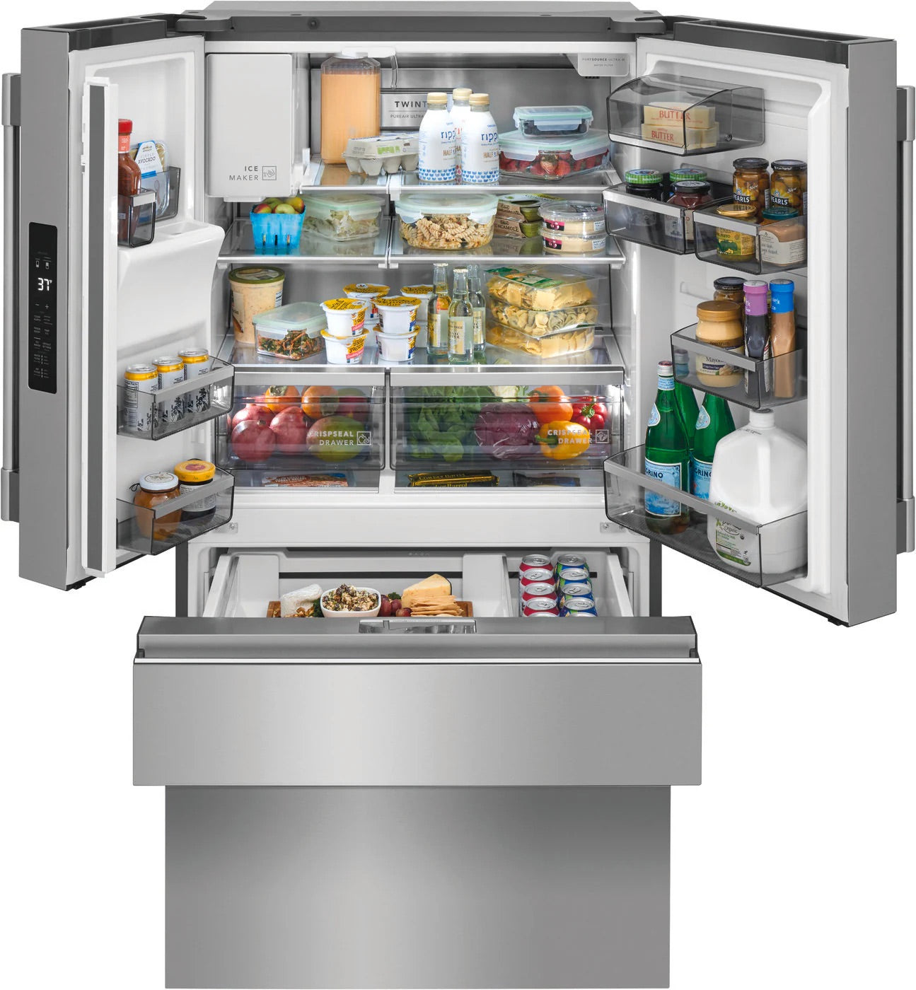 Frigidaire Professional 21.4 Cu. Ft. Counter-Depth 4-Door French Door Refrigerator - PRMC2285AF