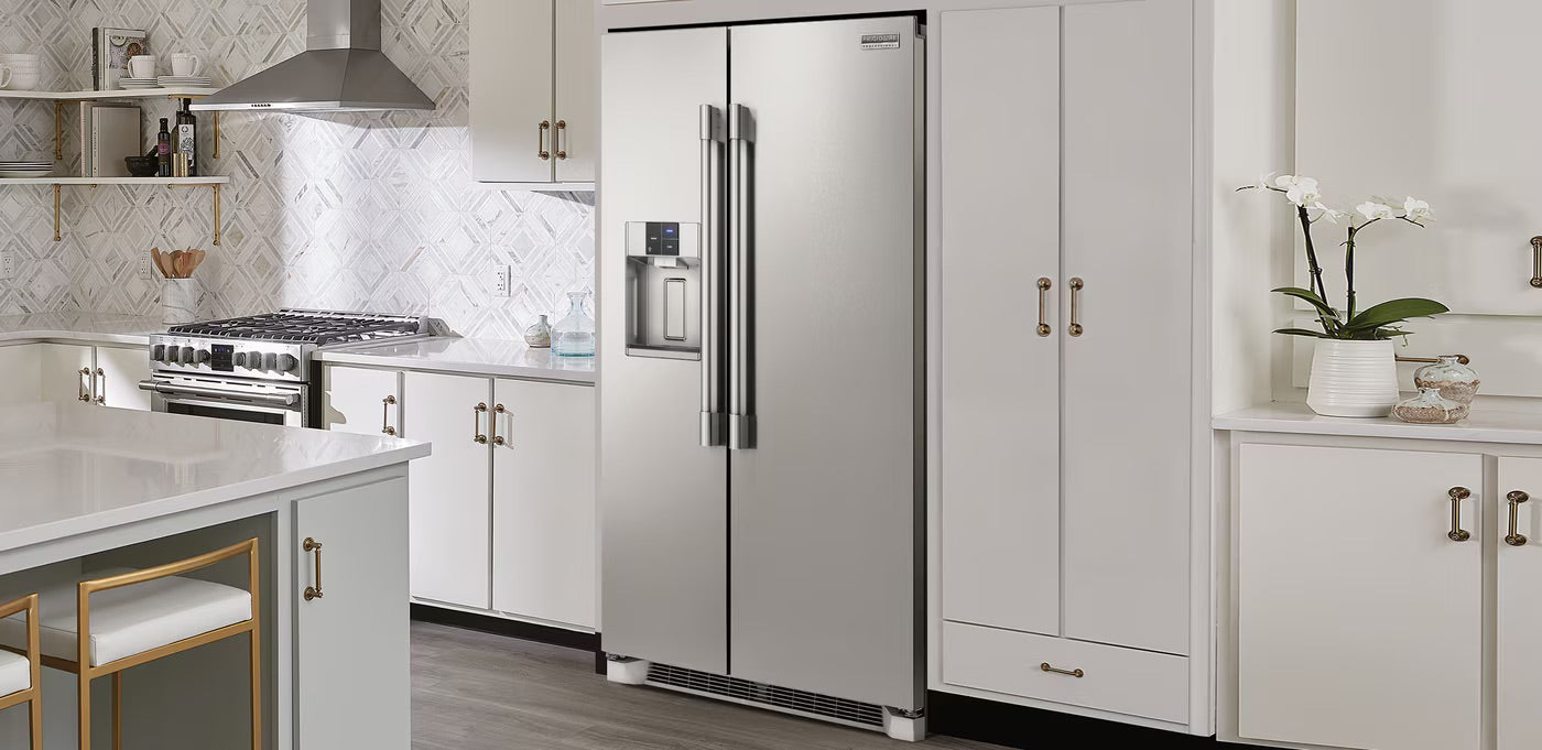Frigidaire Professional 22.3 Cu. Ft. 36'' Counter Depth Side by Side Refrigerator - PRSC2222AF