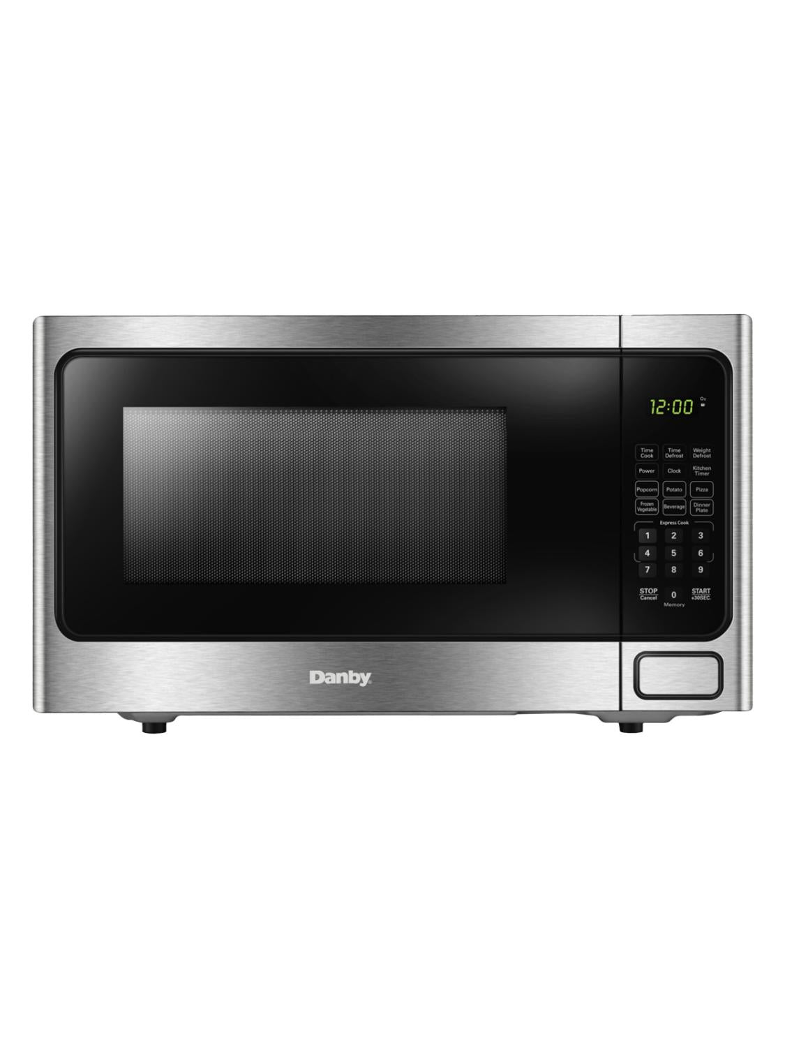 Danby Designer 1.1 cu. ft. Countertop Microwave in Stainless Steel - DDMW1125BBS