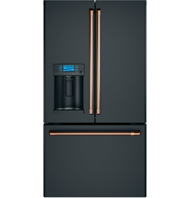 Réfrigérateur intelligent à portes françaises de 22,1 pi3 à profondeur de comptoir Café™ ENERGY STAR® avec distributeur d'eau chaude - CYE22TP3MD1