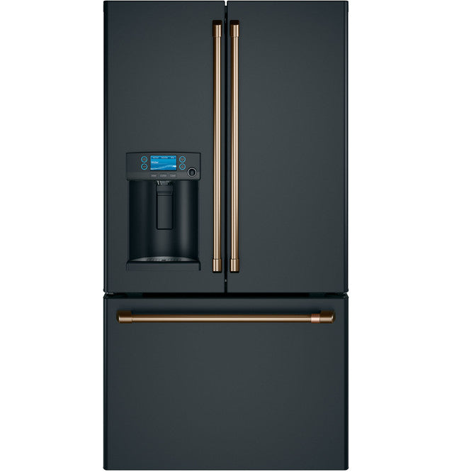 Réfrigérateur intelligent à portes françaises de 22,1 pi3 à profondeur de comptoir Café™ ENERGY STAR® avec distributeur d'eau chaude - CYE22TP3MD1