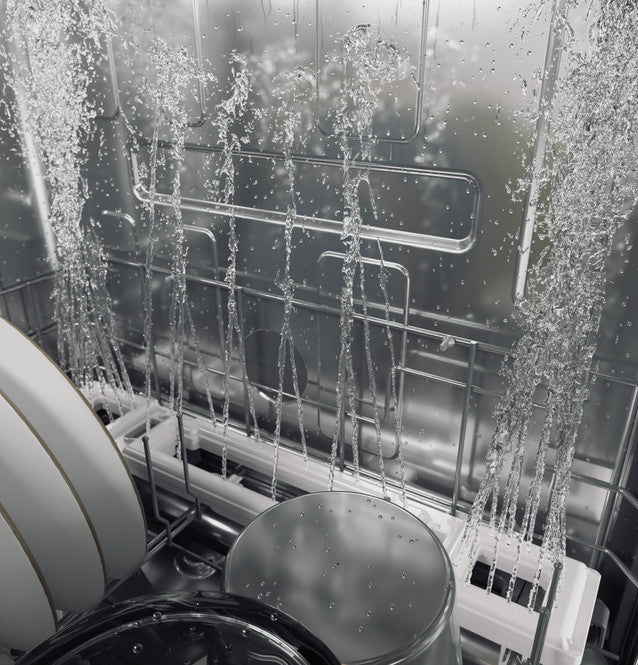 Lave-vaisselle intelligent Café™ ENERGY STAR® avec intérieur en acier inoxydable et système de désinfection et de lavage ultra-nettoyant et séchage ultra-rapide à double convection - CDT875P4NW2