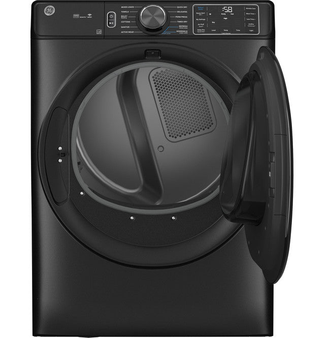 GE® ENERGY STAR® 7.8 cu. ft. Capacity Smart Front Load Electric Dryer with Steam and Sanitize Cycle - GFD65ESMVDS